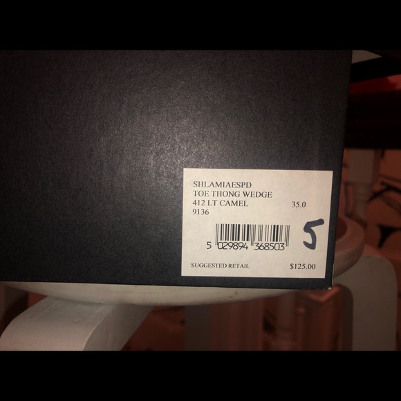 BURBERRY Classic Shlamia  Espd Toe Thong Wedge - Picture 8 of 8